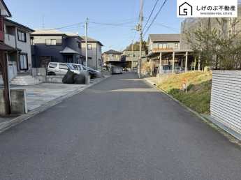 前面道路の写真です。
