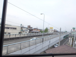 バルコニーからの景色です