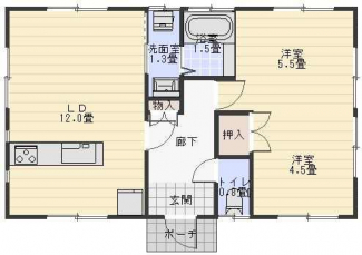 松山市北土居１丁目の一戸建ての画像