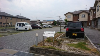 平面式の駐車場です