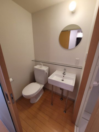 ホテルライクな洗面所です。