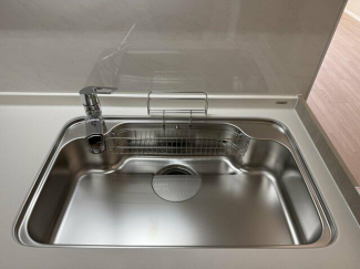 広めのシンクで調理・後片付けが快適