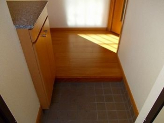 ゆったりとした玄関です