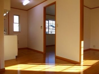 明るい室内です