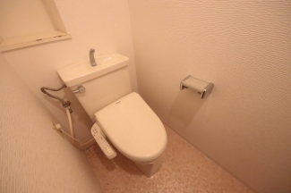 ゆったりとした空間のトイレです