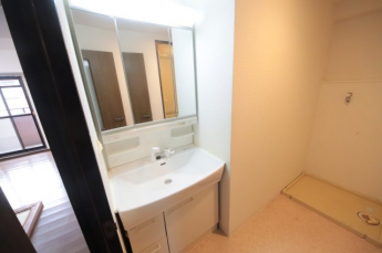 広い洗面スペース