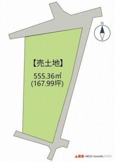 ▲■●姫路市飾東町八重畑(売土地)▲■●東側(公道)幅員約2