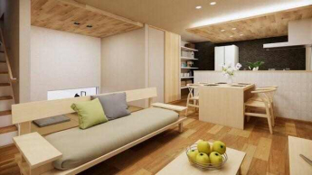 16帖のLDKは、一直線型ということもあり 帖数以上に広く感