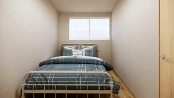 洋室各2部屋にはしっかり収納スペースがございますので、お部屋