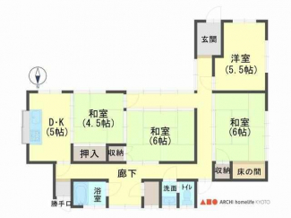 全方位道路に接している物件です。姫路市仁豊野の平屋でスローラ