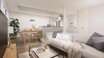 【A号地】LDKは広々18帖。キッチンからリビングやタタミコ