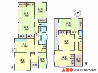 ゆったり過ごせる広々居室が7部屋も！