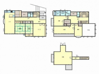 3階建てのこだわりの物件【間取図】