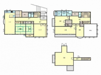 3階建てのこだわりの物件【間取図】