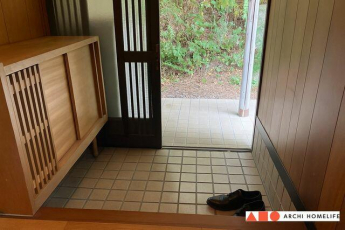 一般的な広さの玄関です。