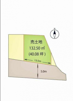 西脇市郷瀬町【売土地】区画図