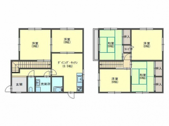 約３６７坪の広大な敷地に建つ、２階建て中古住宅です。他に１２