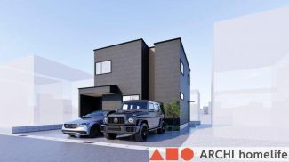 【飾東町庄Ａ】開発分譲地内のため、前面道路幅員６ｍで、駐車も