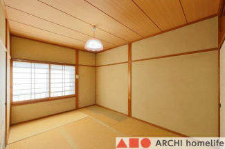 ２Ｆの６帖和室。※２階部分はリフォームされておりません