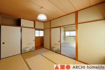 ２Ｆの６帖和室。※２階部分はリフォームされておりません