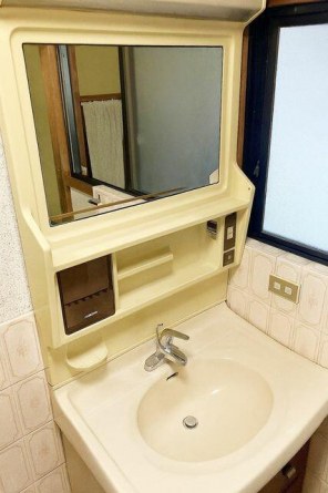 洗面台の様子です。