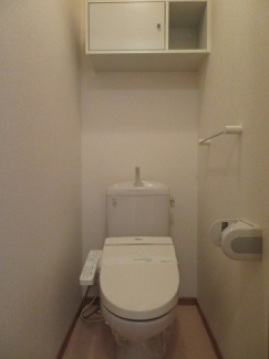 コンパクトで使いやすいトイレです