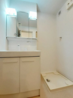 忙しい朝には欠かせない洗面所です