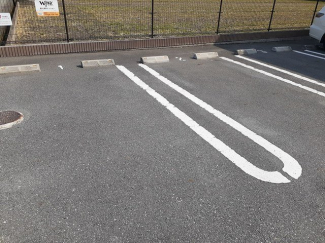 駐車場に車を止められます