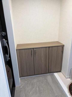 玄関には下駄箱