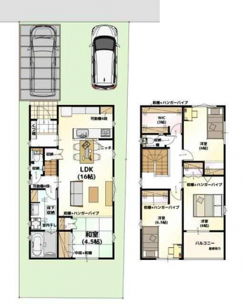１Ｆ・２Ｆ図面