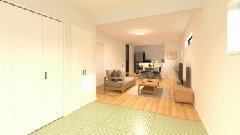 【内観予想図】１６帖＋４．５帖の広々としたＬＤＫ。住みやすさ