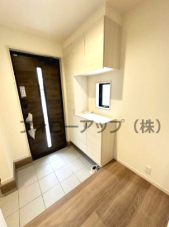 ゆったりとした玄関です