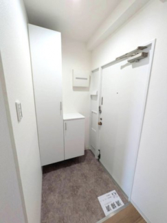 落ち着いた玄関です