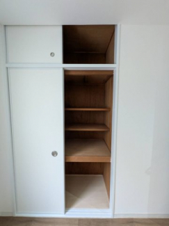 大きなスペースがあり、収納には困りません