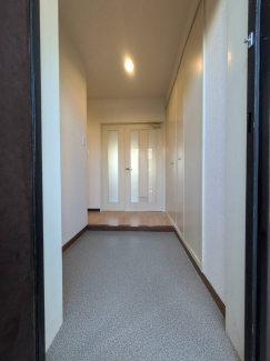 落ち着いた玄関です