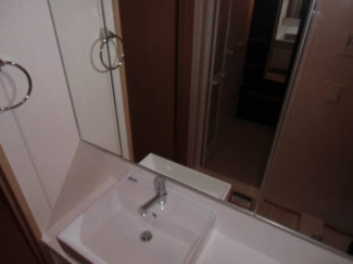 忙しい朝には欠かせない洗面所です