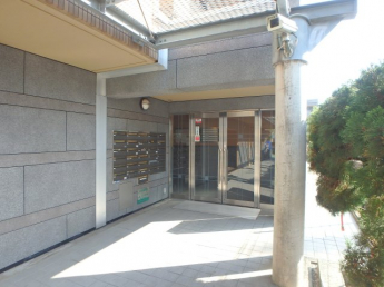 清潔感のあるエントランス