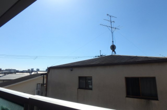 バルコニーからの景色です