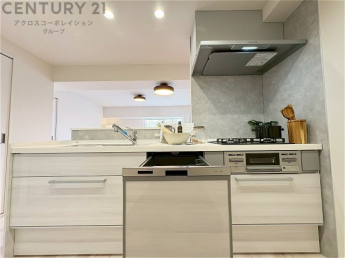 シンプルなデザインと使いやすさを兼ね備えた対面式システムキッチンは、効率的な作業スペースを提供し、家族やゲストとのコミュニケーションを促進します。
