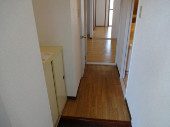 シューズボックス付きの玄関です