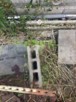 土地中央奥境界部分