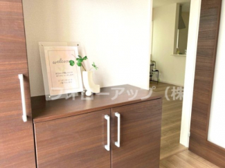 シンプルで使いやすい玄関です