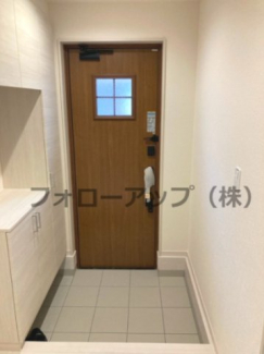 きれいな玄関です