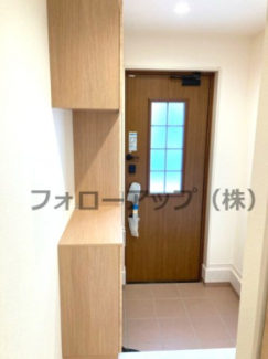 シンプルで使いやすい玄関です