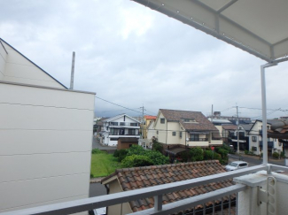 バルコニーからの景色です