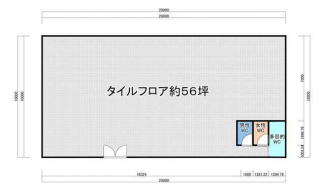 トイレ部分を含めると約６０坪の広大なスペースです！白の大理石