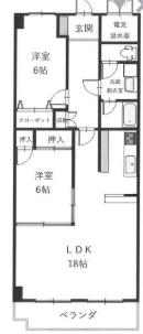２ＬＤＫ　洋間６　洋６　ＬＤＫ１８