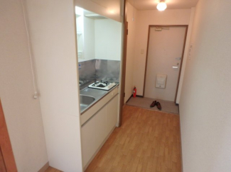 落ち着いた玄関です