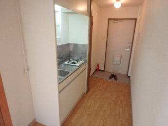 落ち着いた玄関です