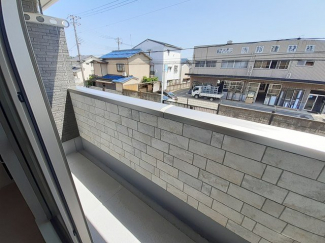 広々としたバルコニーです